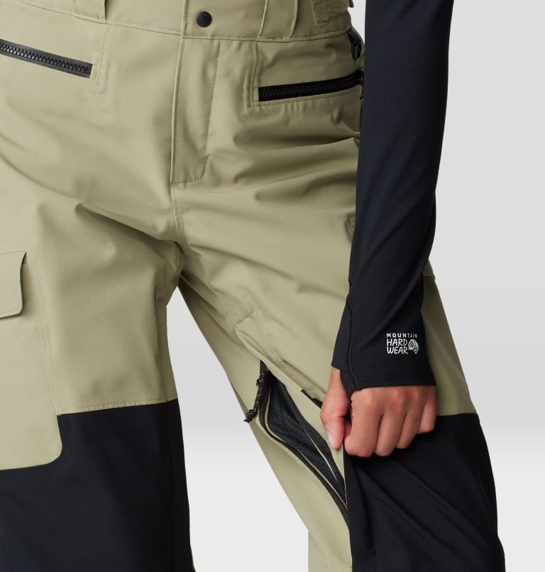 Women's Powder Maven Pant, Color: Mantis Green / Black, image 8