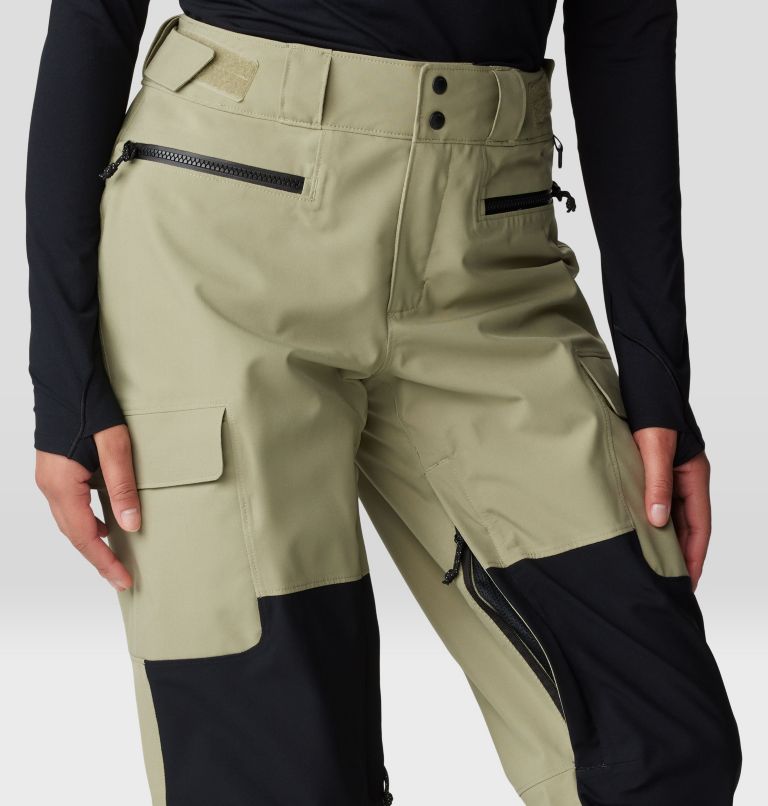 Women's Powder Maven Pant, Color: Mantis Green / Black, image 9