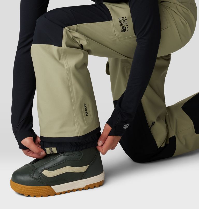 Women's Powder Maven Pant, Color: Mantis Green / Black, image 10
