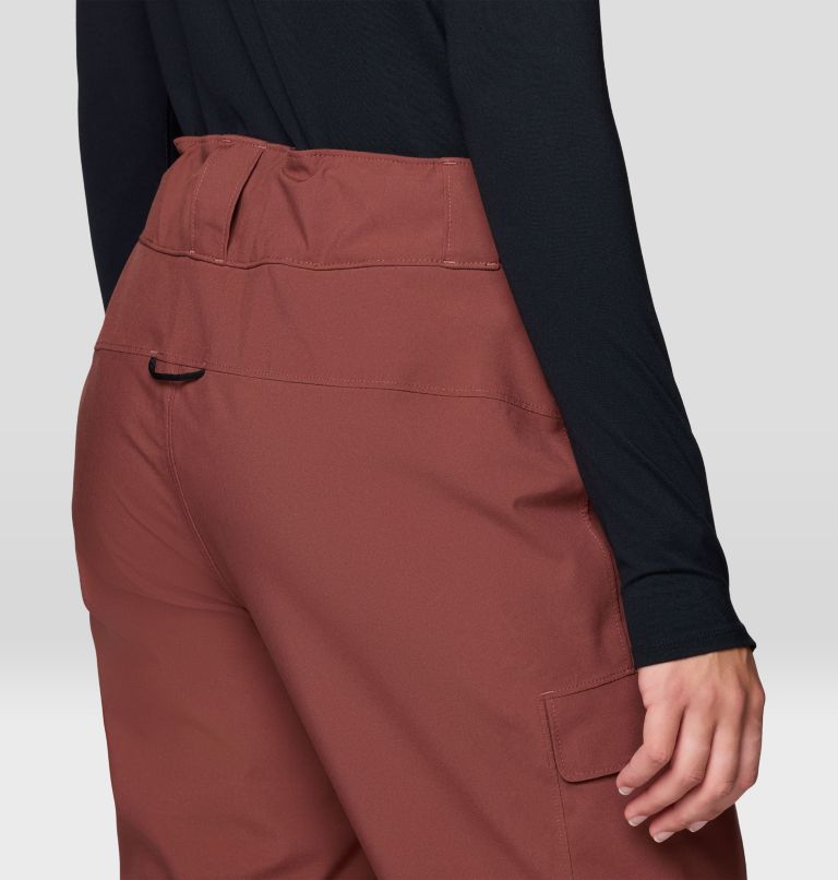Women's Powder Maven Pant, Color: Bourbon Brown, Black, image 7