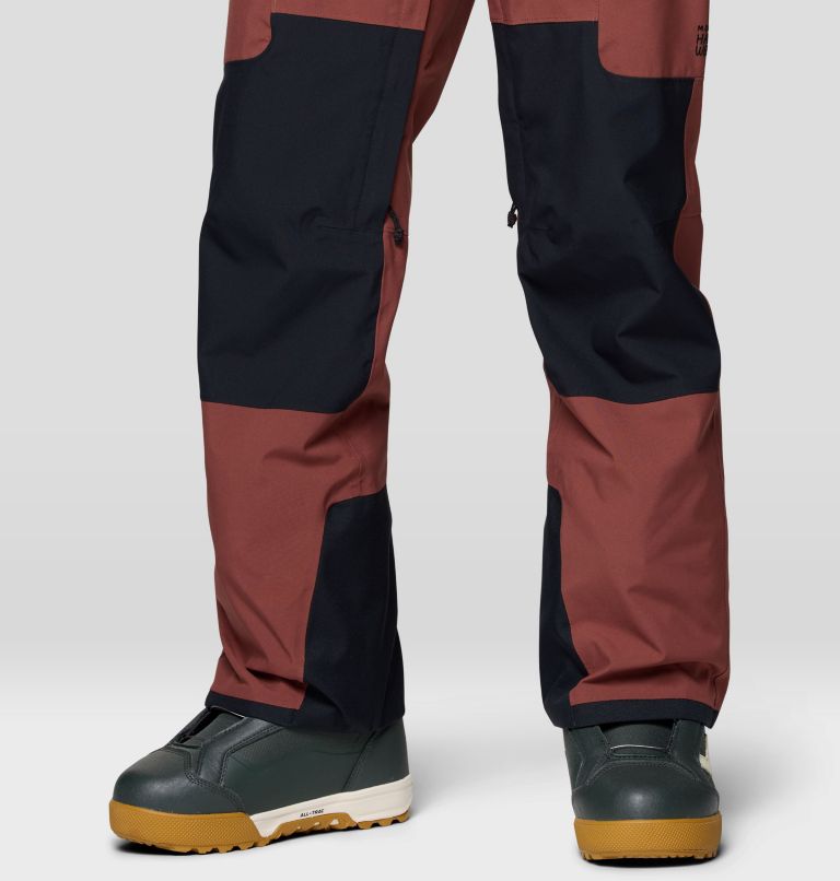 Women's Powder Maven Pant, Color: Bourbon Brown, Black, image 9