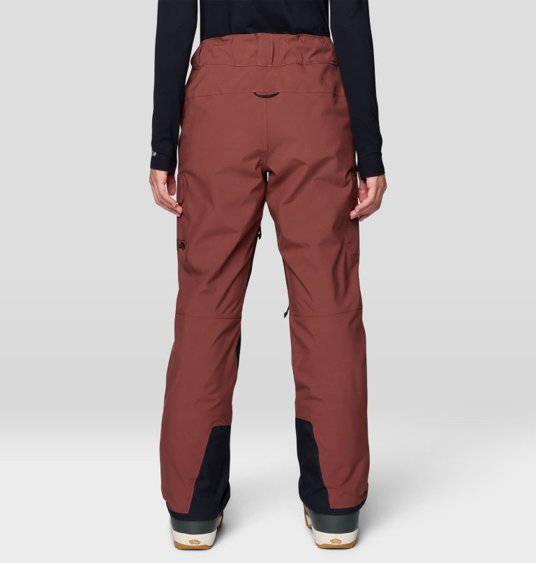Women's Powder Maven Pant, Color: Bourbon Brown, Black, image 4