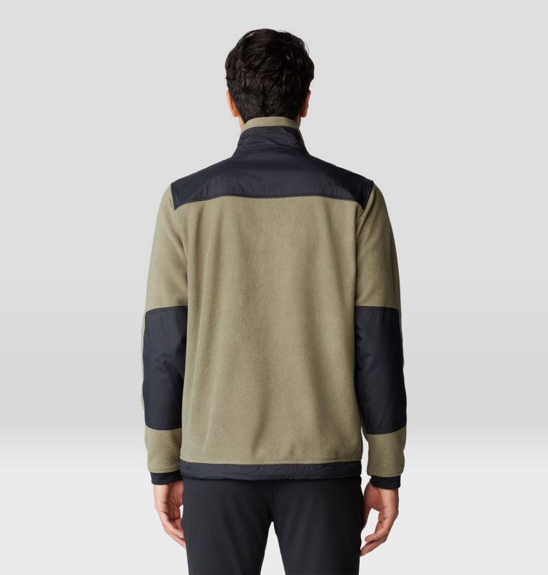 Manteau polaire à fermeture éclair First Tracks, Color: Stone Green, Black, image 2