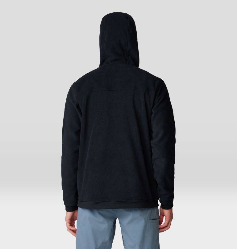 Men's First Tracks Fleece Pullover Hoody, Color: Black, image 2