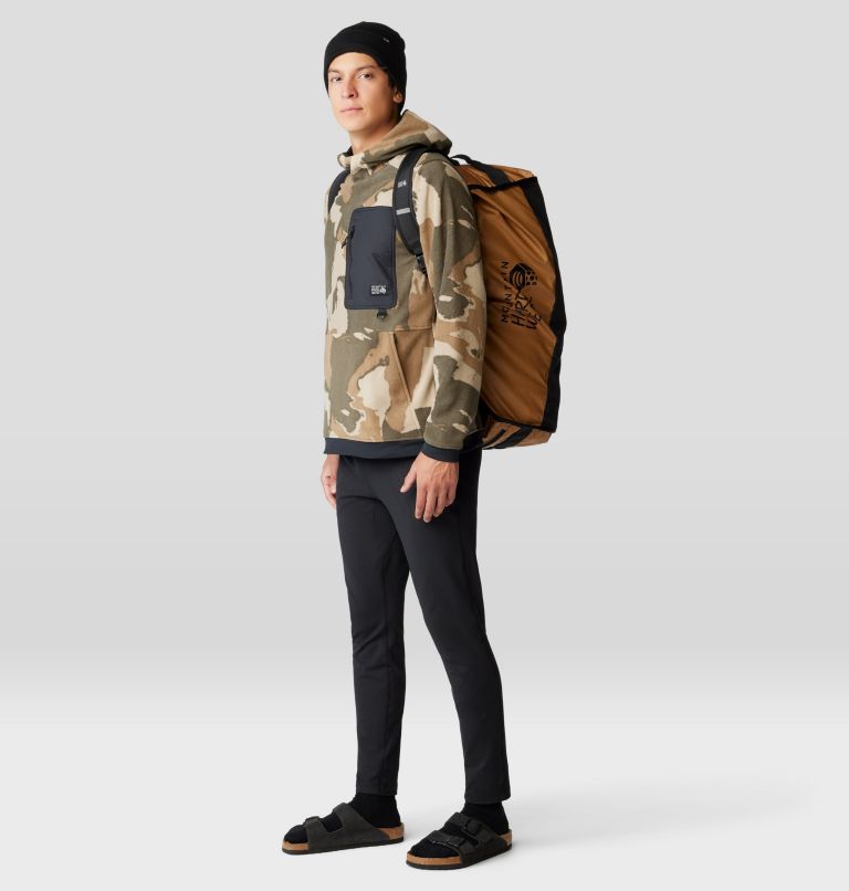 Men's First Tracks Fleece Pullover Hoody, Color: Badlands Heather, Black, image 8