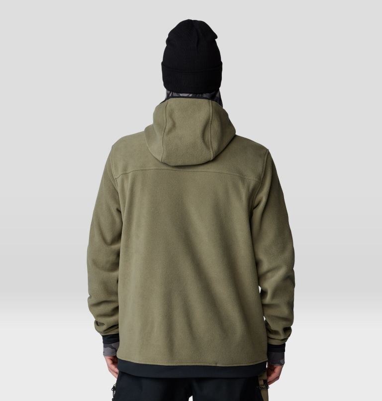 Men's First Tracks Fleece Pullover Hoody, Color: Stone Green, image 2