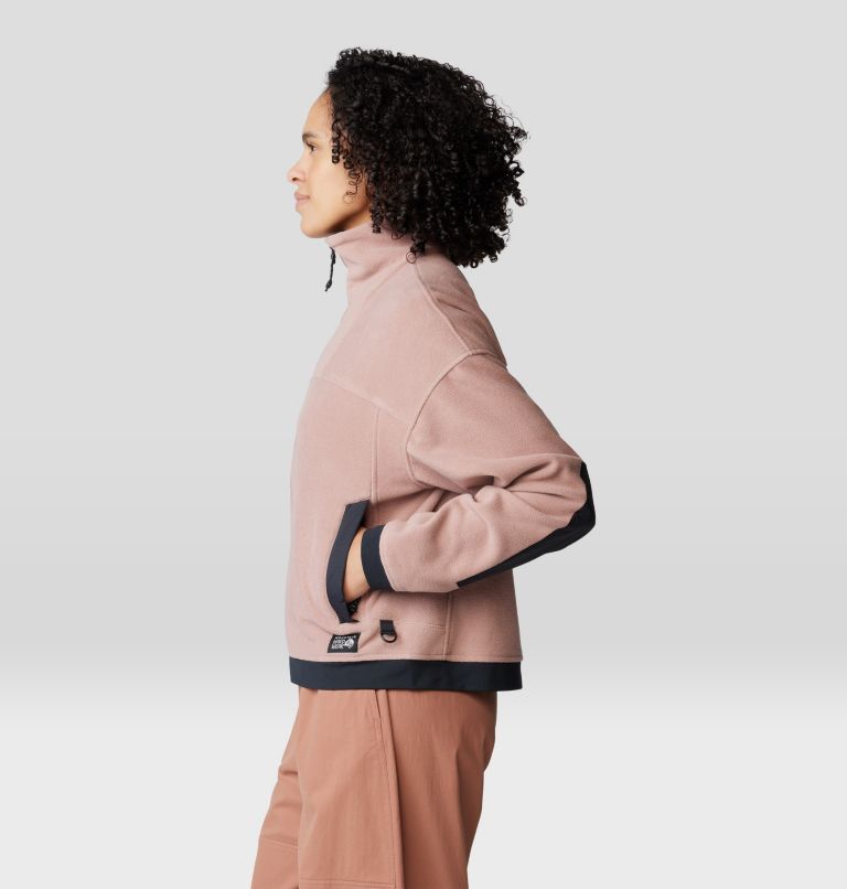 Manteau polaire à fermeture éclair Powder Maven, Color: Smokey Quartz, image 3