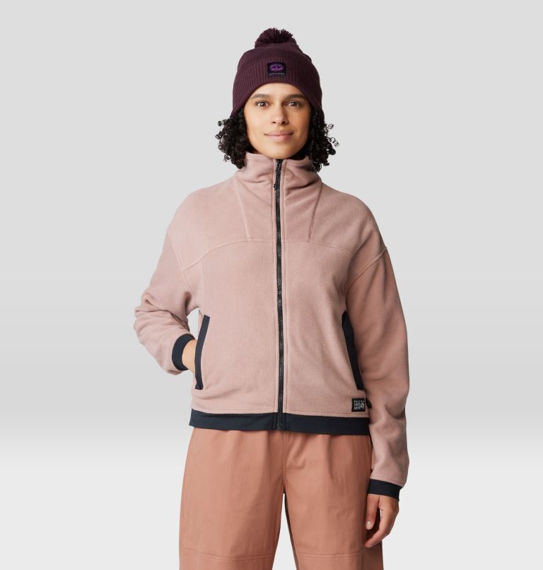 Manteau polaire à fermeture éclair Powder Maven, Color: Smokey Quartz, image 5