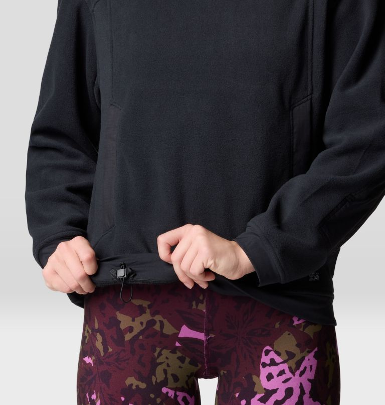 Women's Powder Maven Fleece Pullover Hoody, Color: Black, image 7