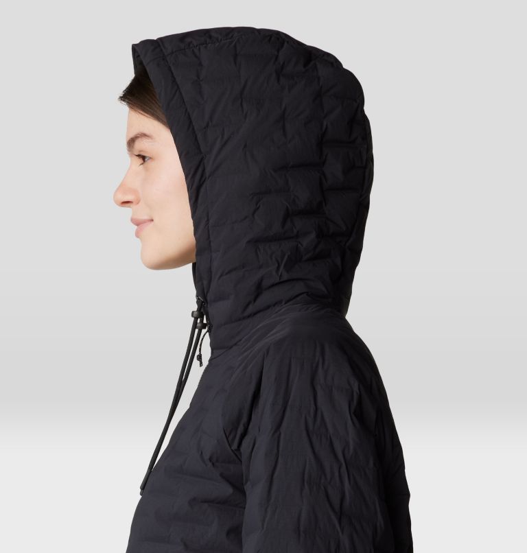 Women's Stretchdown Light Full Zip Hoody, Color: Black, image 5