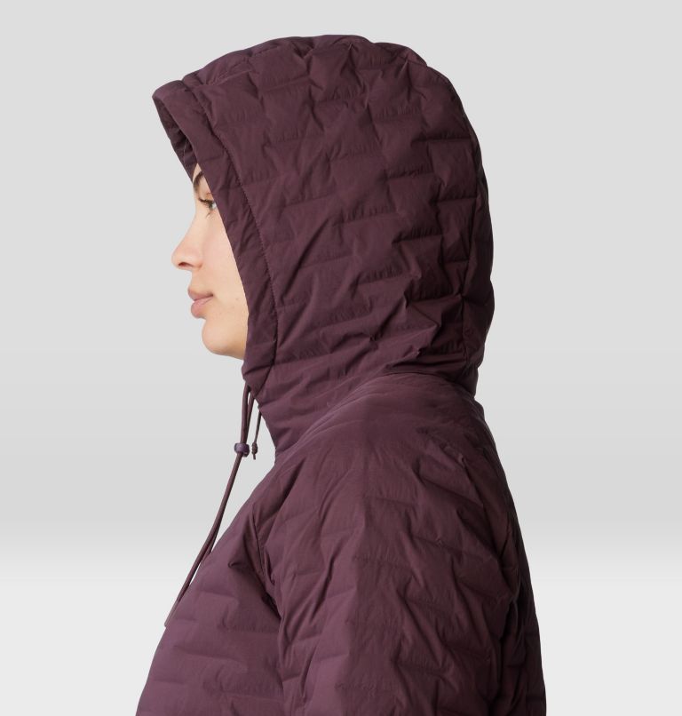 Women's Stretchdown Light Full Zip Hoody, Color: Blackberry, image 5