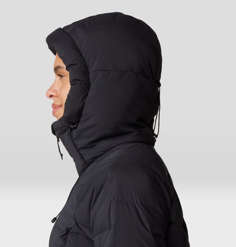 Women's Stretchdown Parka, Color: Black, image 5