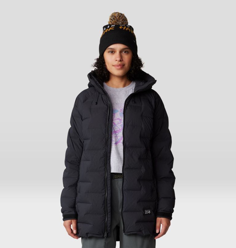Women's Stretchdown Parka, Color: Black, image 9
