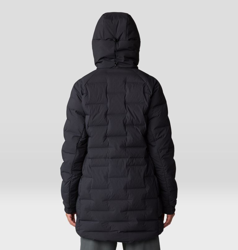 Women's Stretchdown Parka, Color: Black, image 2