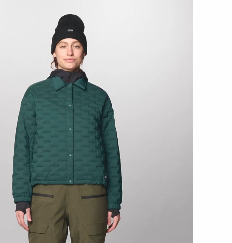 Women's Stretchdown Light Snap Jacket, Color: Verve