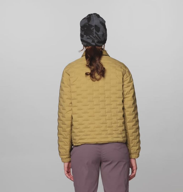 Women's Stretchdown Light Snap Jacket, Color: Grassland