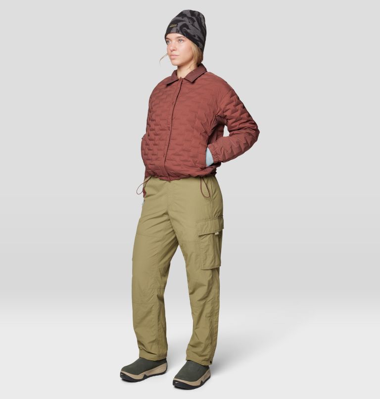 Women's Stretchdown Light Snap Jacket, Color: Bourbon Brown, image 2