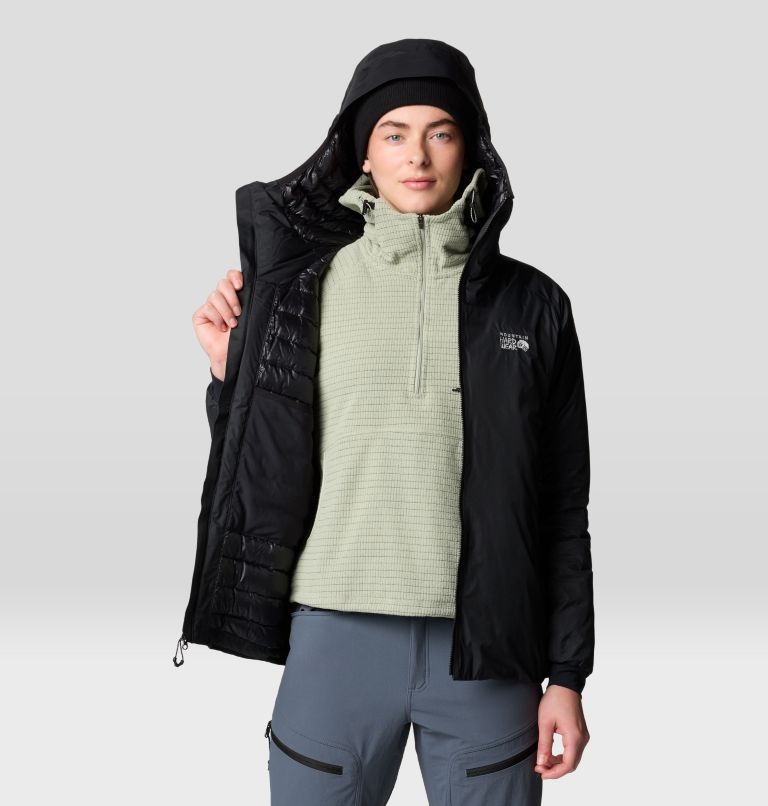 Women's Storm Whisperer Insulated Jacket, Color: Black, image 9