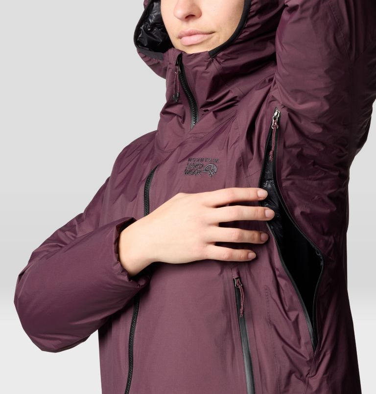 Women's Storm Whisperer Insulated Jacket, Color: Blackberry, image 8