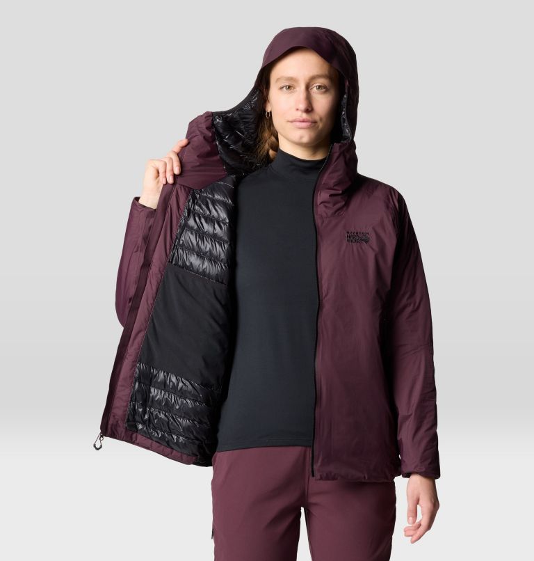 Women's Storm Whisperer Insulated Jacket, Color: Blackberry, image 9