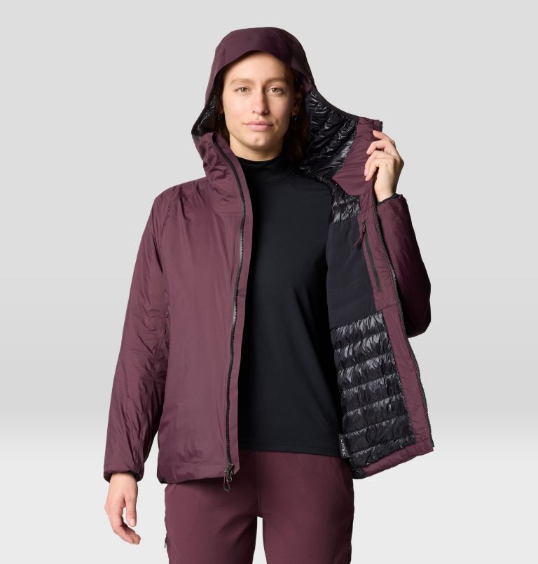 Women's Storm Whisperer Insulated Jacket, Color: Blackberry, image 10