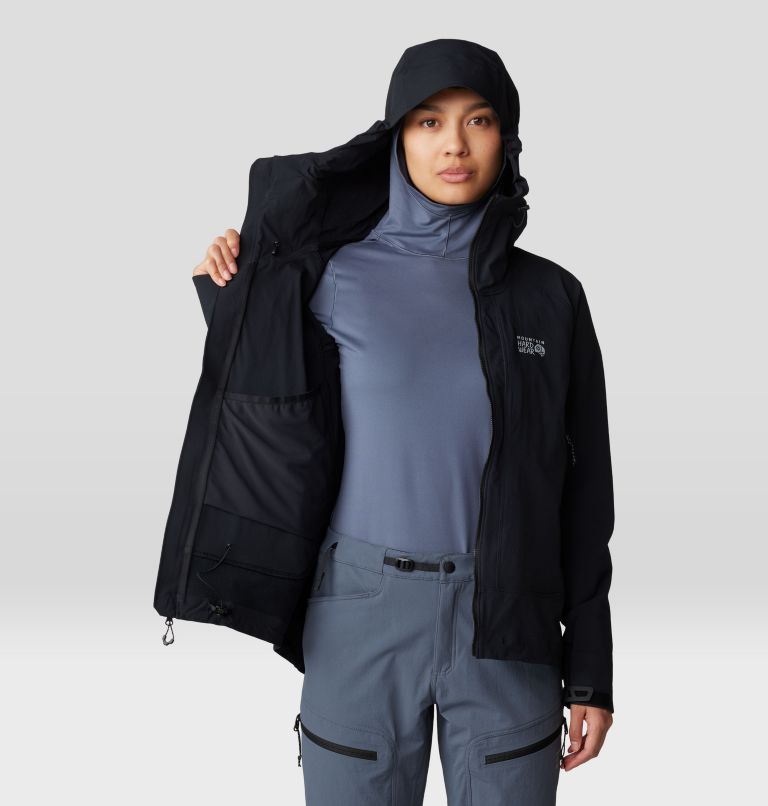 Women's Chockstone Alpine Hooded Jacket, Color: Black, image 8