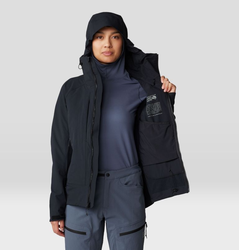 Women's Chockstone Alpine Hooded Jacket, Color: Black, image 9
