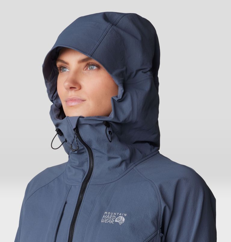 Women's Chockstone Alpine Hooded Jacket, Color: Blue Slate, image 6