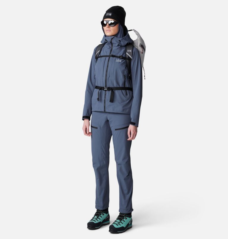 Women's Chockstone Alpine Hooded Jacket, Color: Blue Slate, image 9