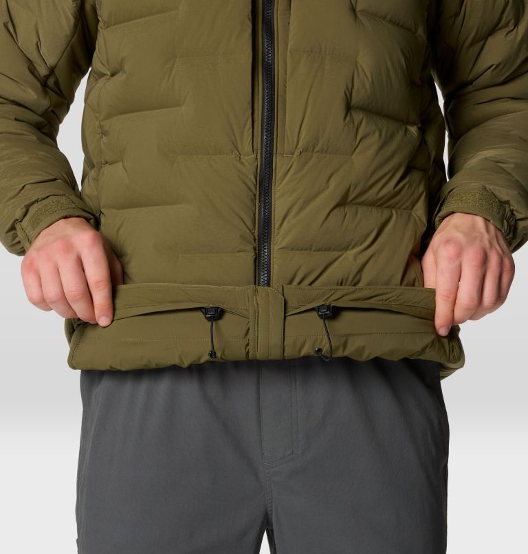 Men's Stretchdown Parka, Color: Combat Green, image 8