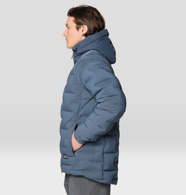 Men's Stretchdown Parka, Color: Moon Blue, image 3