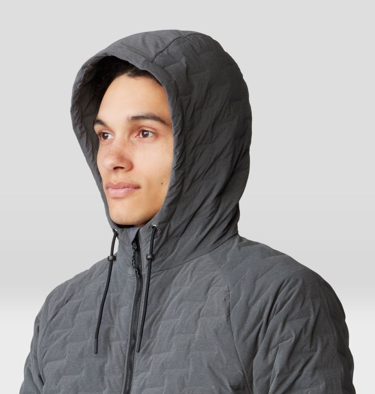 Men's Stretchdown Light Full Zip Hoody, Color: Volcanic Heather, image 5