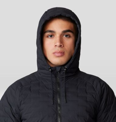 Men's Stretchdown Light Full Zip Hoody, Color: Black, image 24