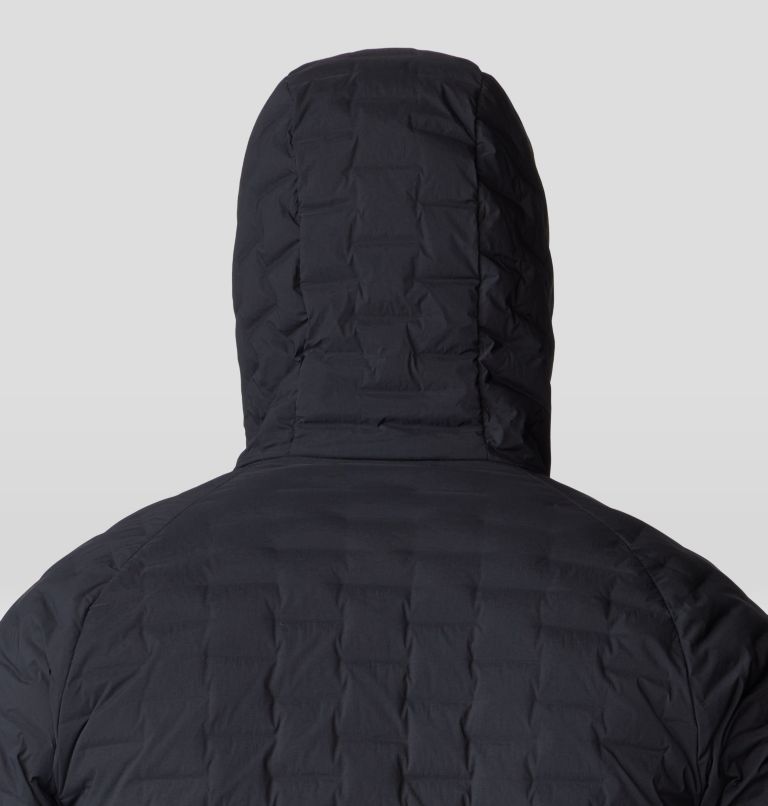 Men's Stretchdown Light Full Zip Hoody, Color: Black, image 6