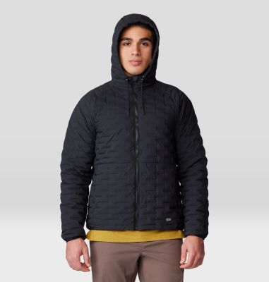 Men's Stretchdown Light Full Zip Hoody, Color: Black, image 21