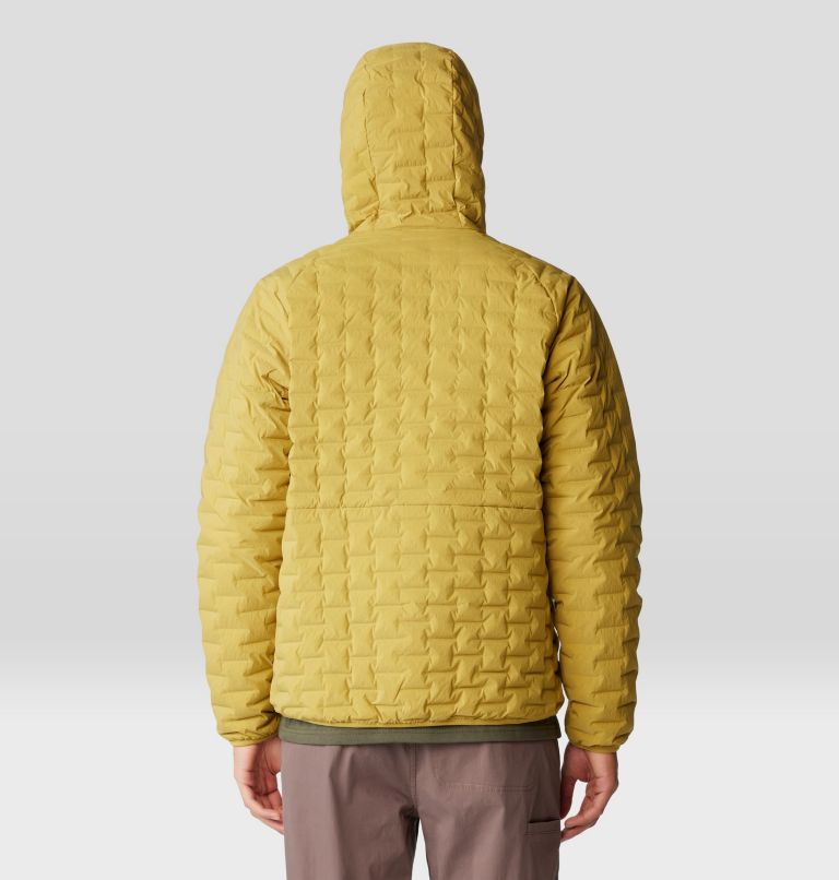 Men's Stretchdown Light Full Zip Hoody, Color: Dark Bolt, image 2