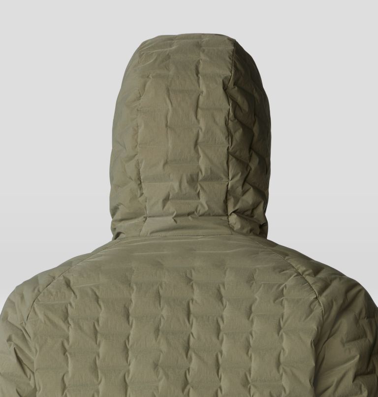 Men's Stretchdown Light Full Zip Hoody, Color: Stone Green, Mantis Green, image 7