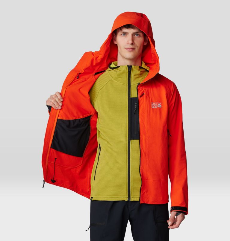 Men's Chockstone Alpine Hooded Jacket, Color: State Orange, image 10