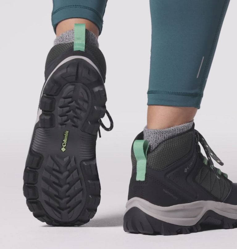 Women's Transverse Hike Waterproof - Wide, Color: Black, Sage Leaf