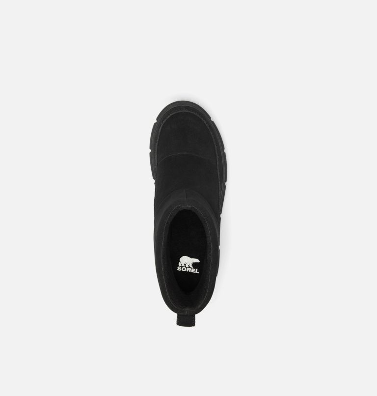 Women's SOREL EXPLORER III SLIP-ON Waterproof Boots, Color: Black, Sea Salt, image 5