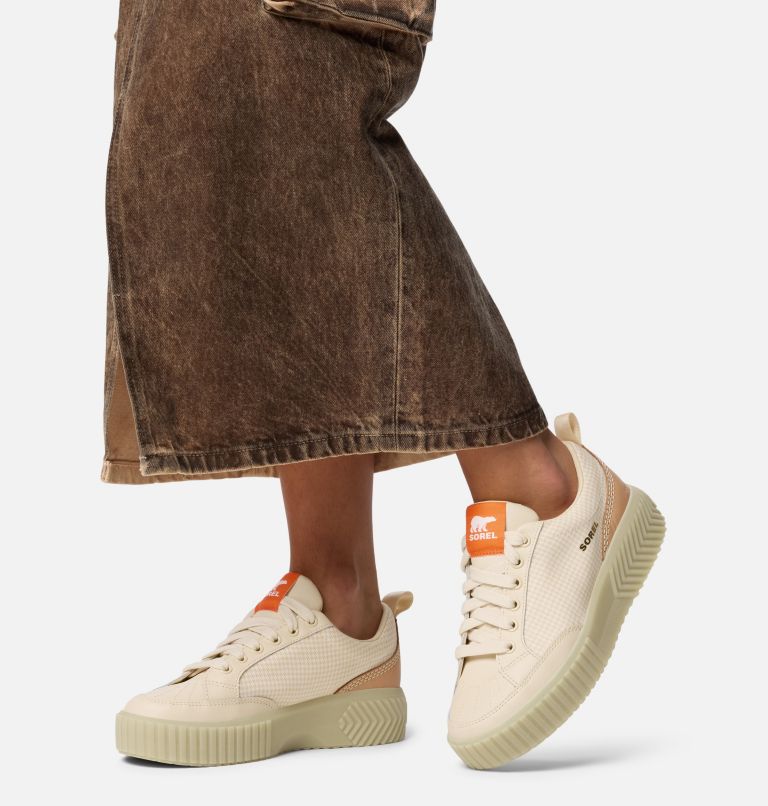 ONA AVE Women's Low Waterproof Sneaker, Color: Bleached Ceramic, Light Aloe, image 10