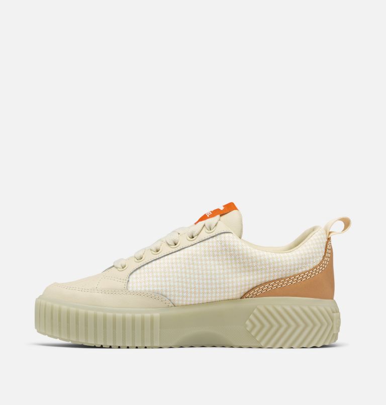 ONA AVE Women's Low Waterproof Sneaker, Color: Bleached Ceramic, Light Aloe, image 4