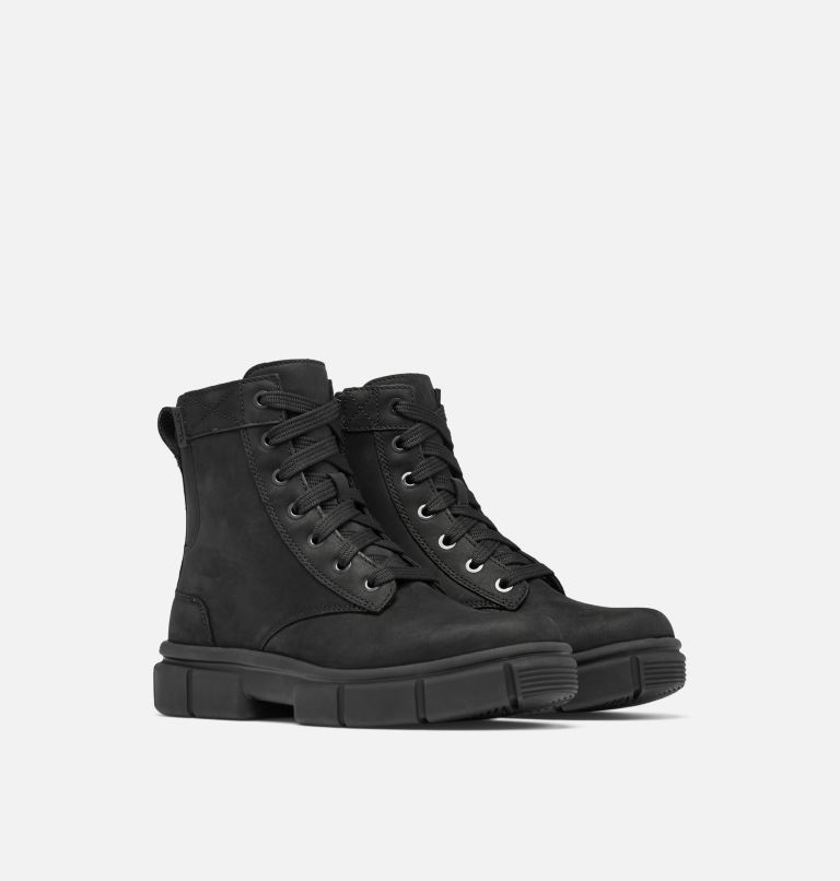 Women's EXPLORER STRT Lace-Up Boots, Color: Black, Black, image 2