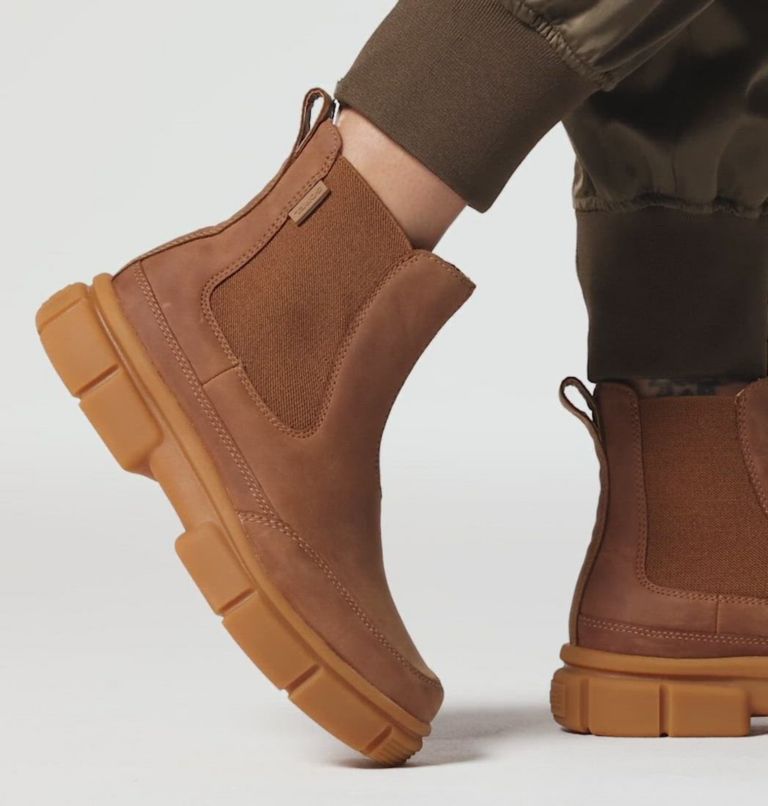 Women's EXPLORER STRT Chelsea Boots, Color: Velvet Tan, Gum 2