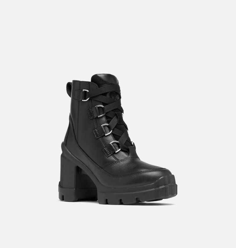 CARIBOU X Women's Lace Heel Boot, Color: Black, Black, image 7