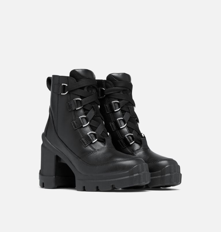 CARIBOU X Women's Lace Heel Boot, Color: Black, Black, image 2