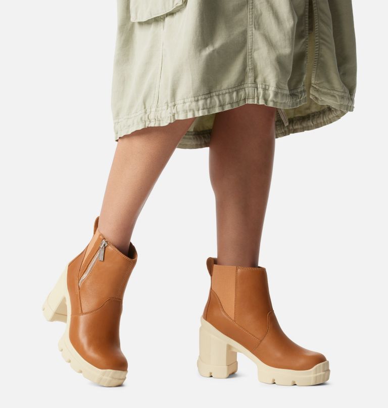 CARIBOU X Bottines Chelsea pour femme, Color: Tawny Buff, Honey White, image 8