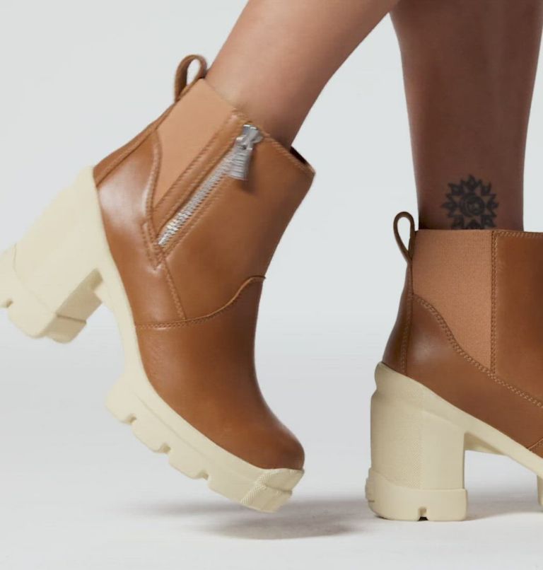 CARIBOU X Bottines Chelsea pour femme, Color: Tawny Buff, Honey White