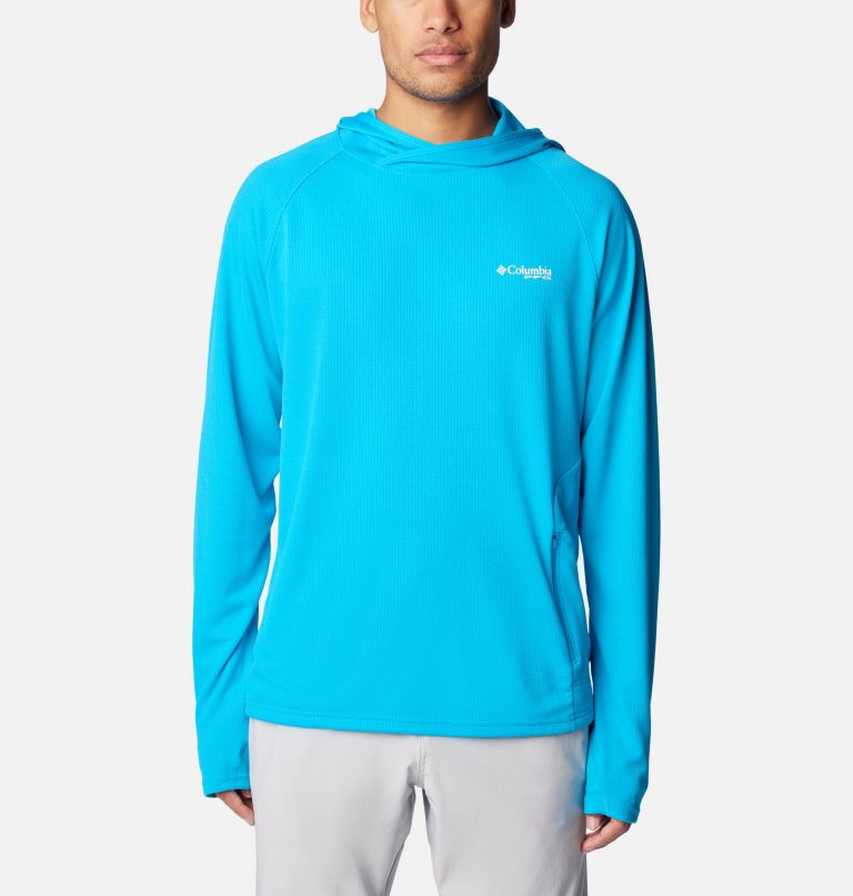 Columbia Sportswear PFG Solar Stream Elite Hoodie - Mens - Ocean Blue