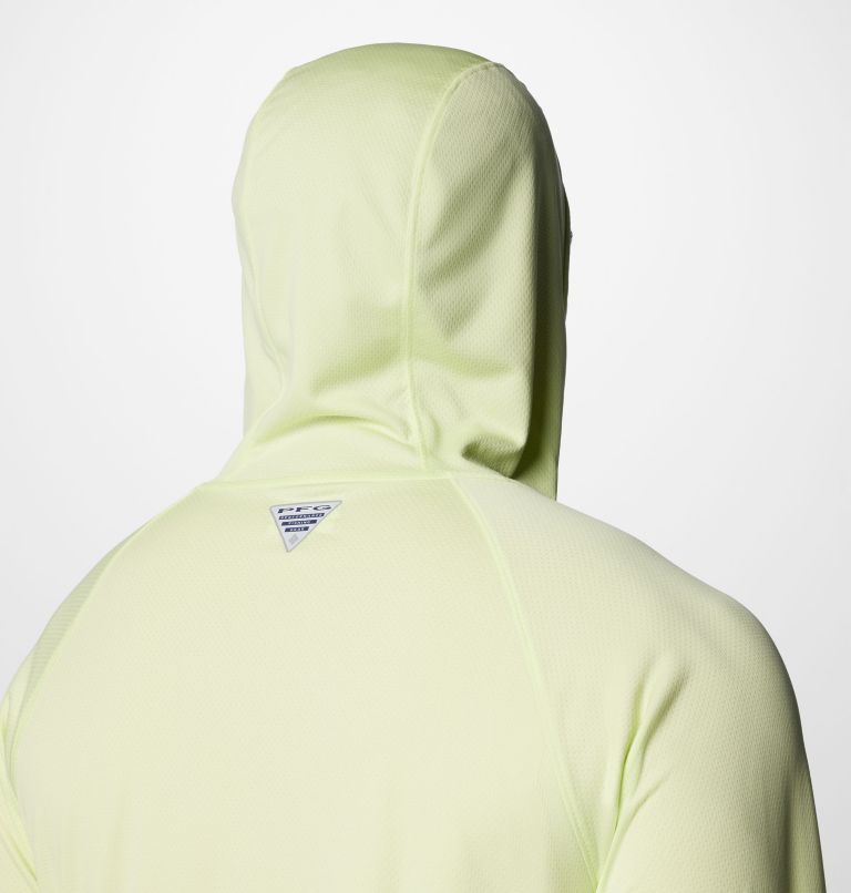 Men's PFG Solar Stream Elite Hoodie, Color: Spring Yellow, image 6